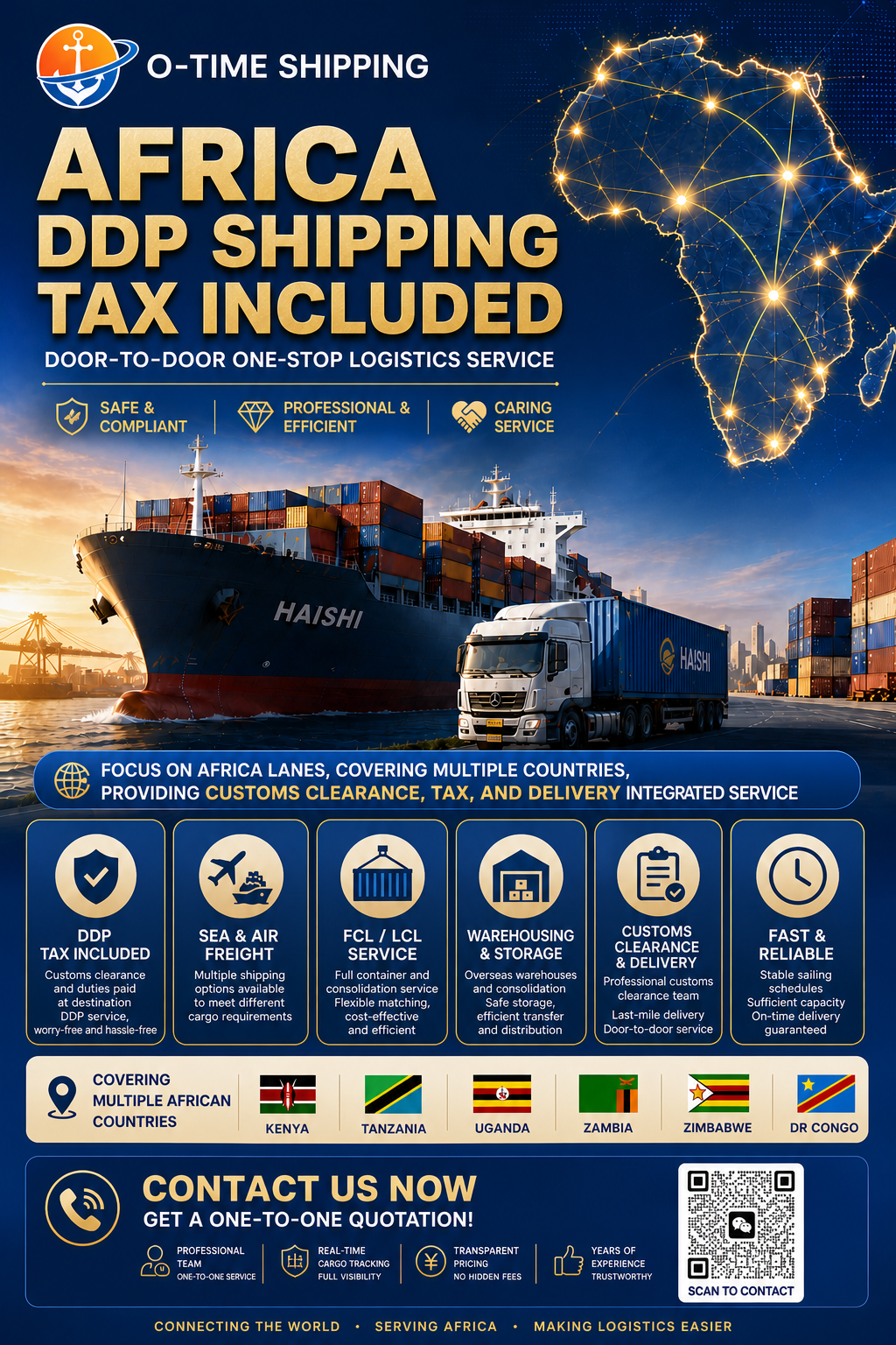 China to Uganda DDP shipping service